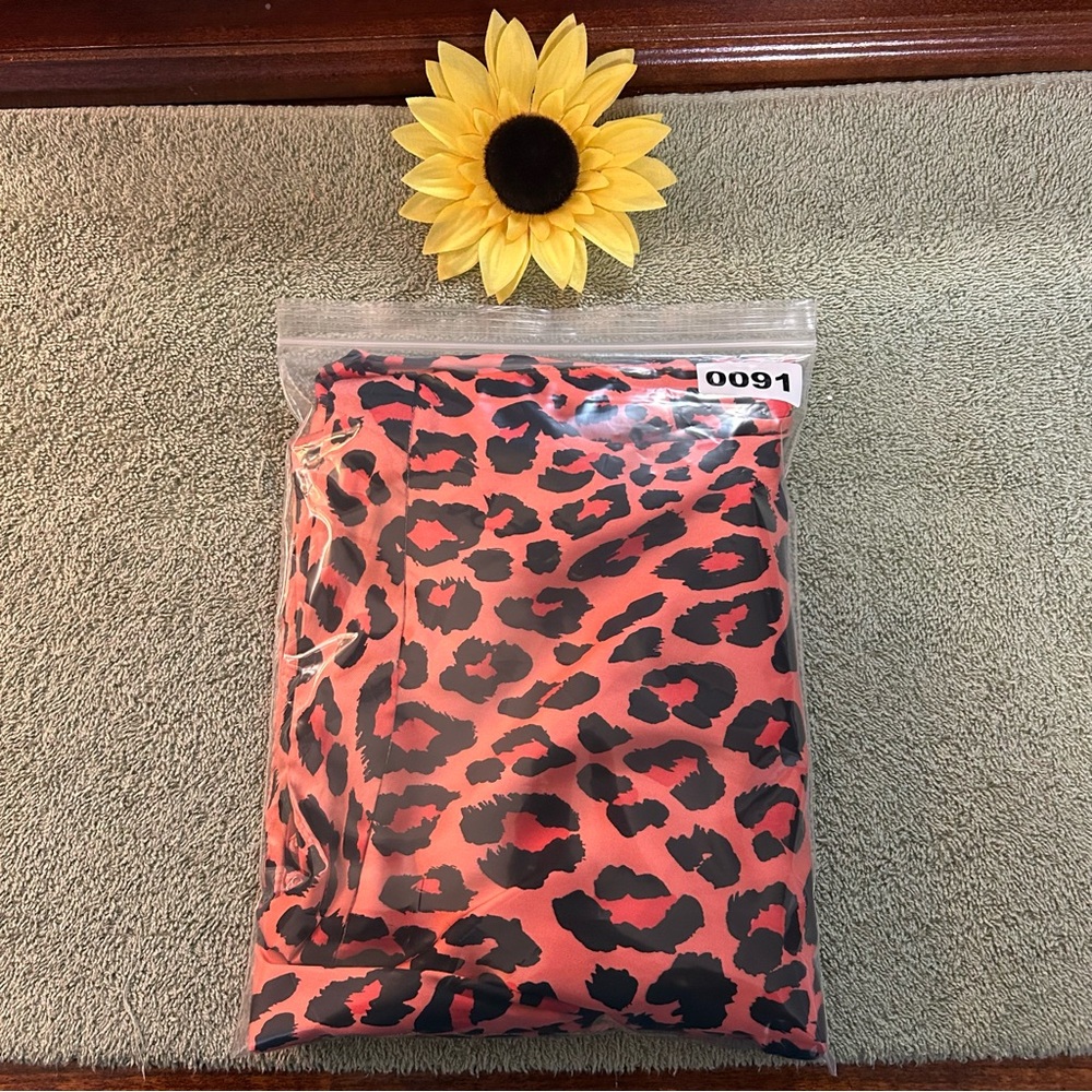 Worthington Pink Cheetah Skirt Size 10 Maxi Midi Length Animal Print Medium - Picture 16 of 16